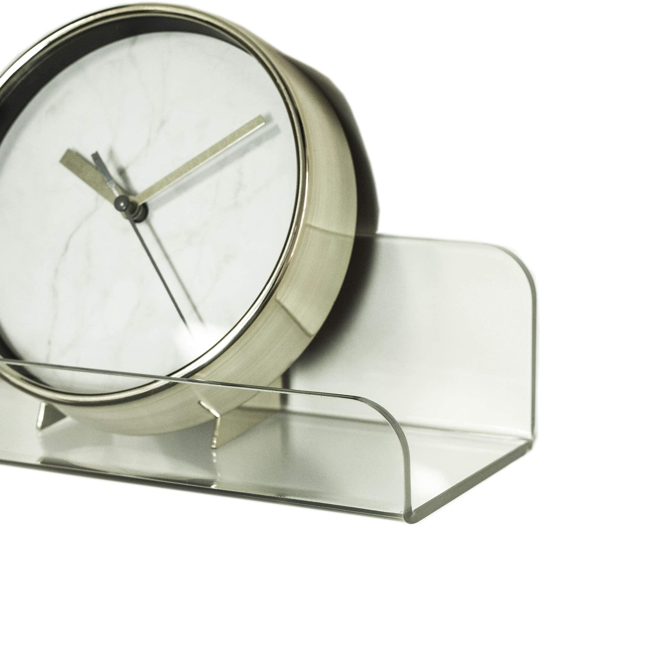 Huji 16 Inch Clear Acrylic Shelf with Rounded Corners for Books, Collectibles, Photos, Coffee Mugs, Makeup, Funko Pops, Toys, Spice Rack - Image 8