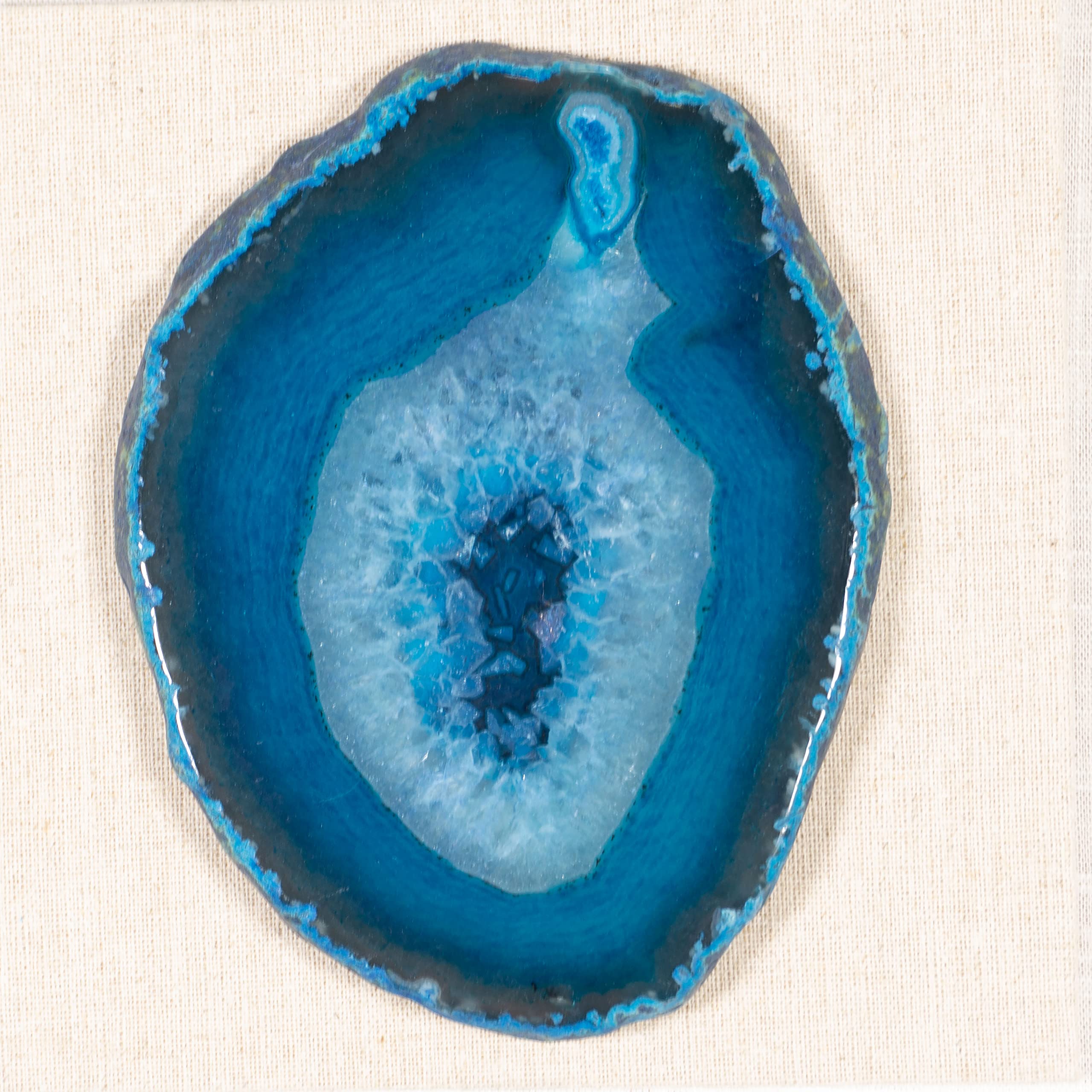 Huji 9-Pieces of Blue Agate Collections Wall Décor - Image 4