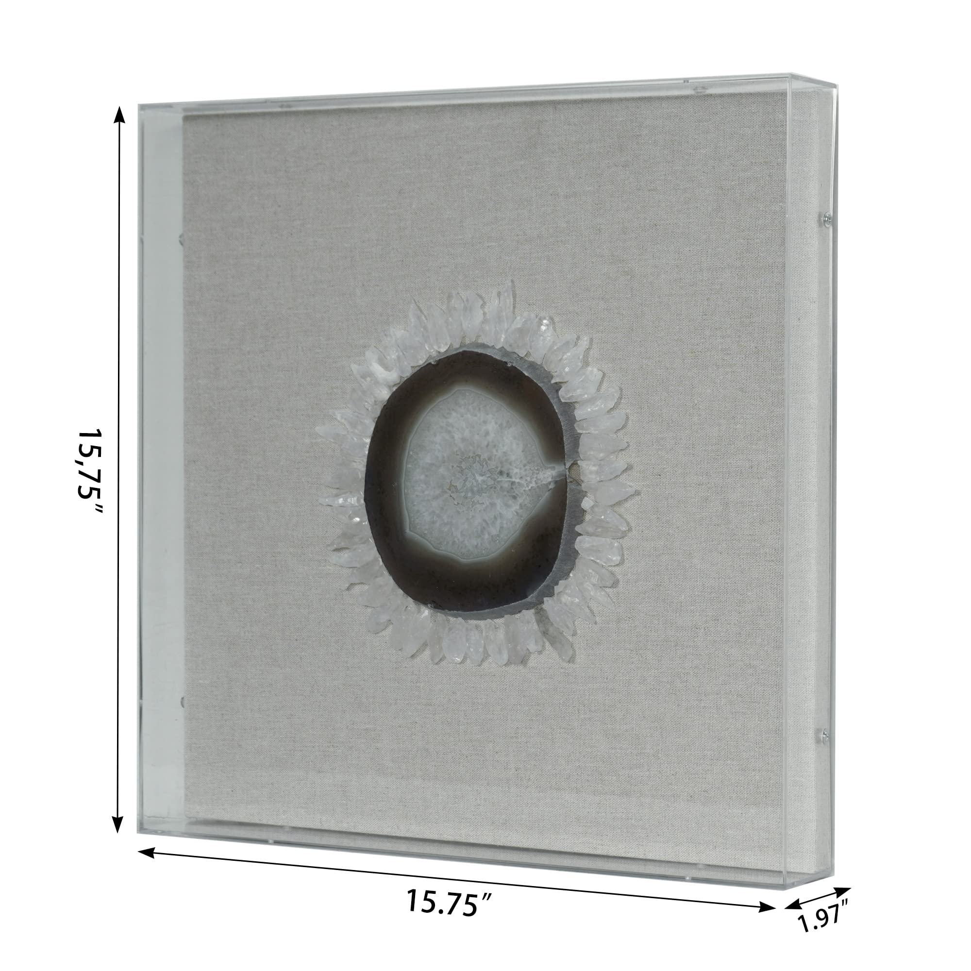 Huji Quartz Sun Flower Shadow Box Wall Décor - Image 6