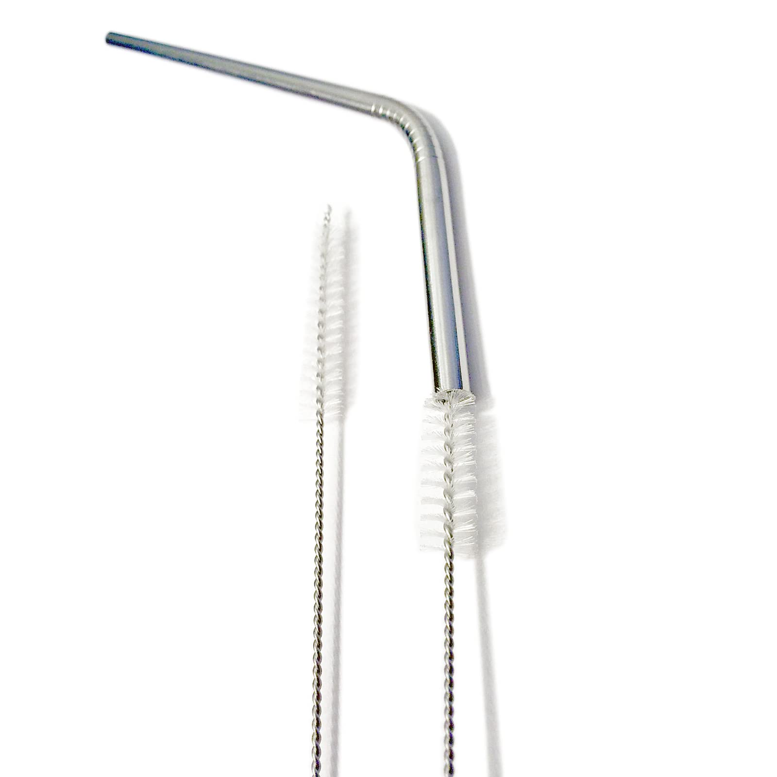 HUJI Stainless Steel Straws Cleaning Brush Perfect for Reusable Tumbler Straws (2 Brushes) - Image 3