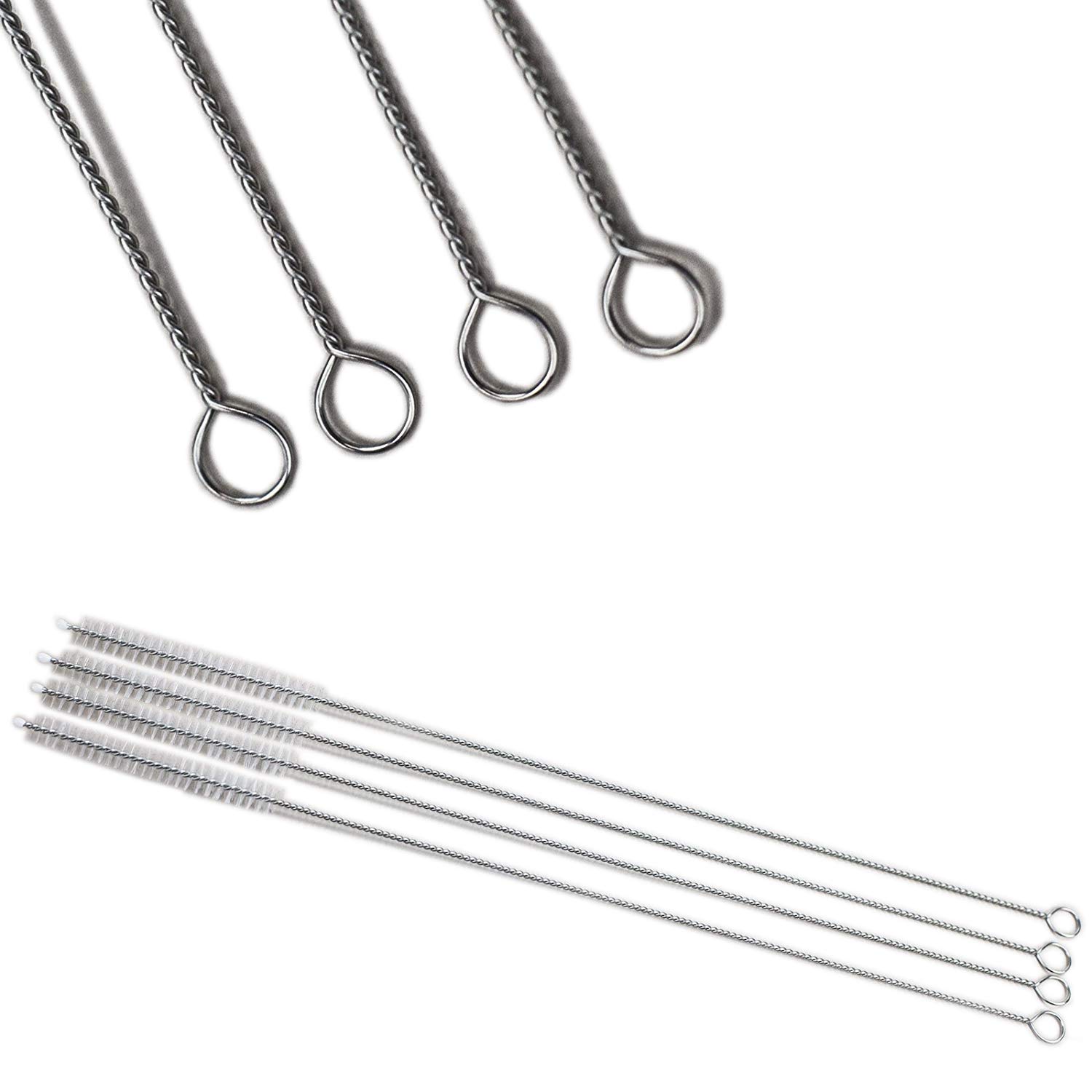 HUJI Stainless Steel Straws Cleaning Brush Perfect for Reusable Tumbler Straws (2 Brushes) - Image 6