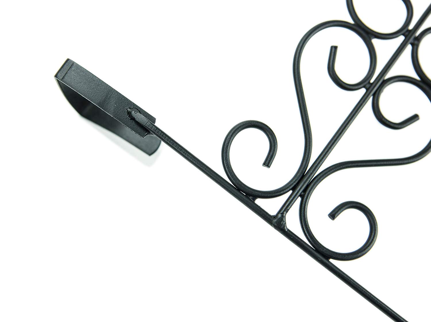 Huji Sturdy Over The Door 5 Hooks Clothes Hanger for Coats Hats Belts Organization Storage for Office or Home (1 Pack, Over The Door Hanger) - Image 4